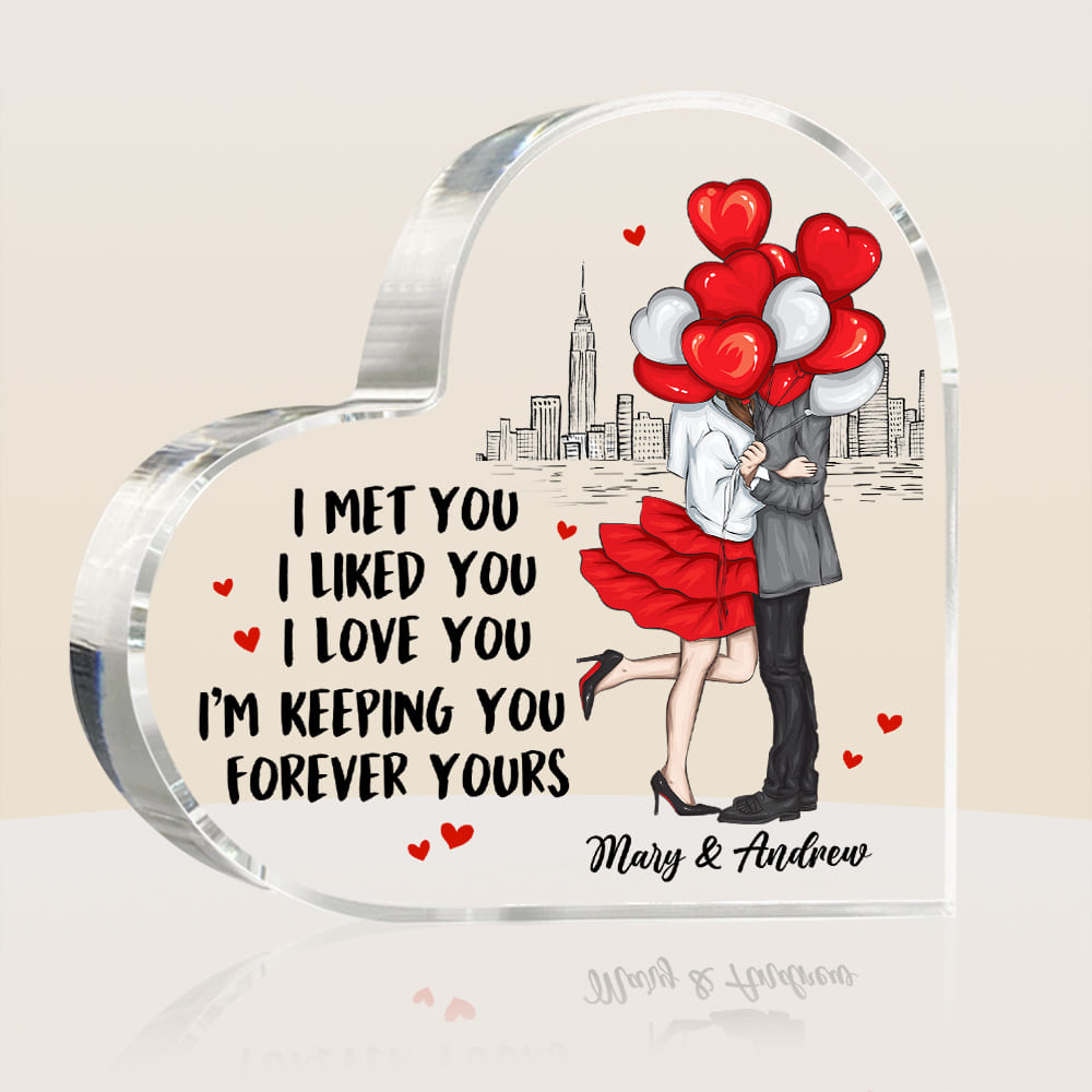 Personalized Couple I Met You I Liked You Plaque 22952 Primary Mockup