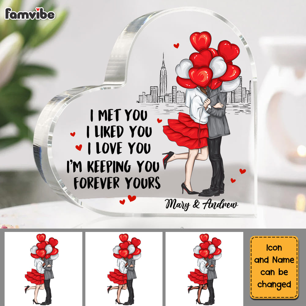 Personalized Couple I Met You I Liked You Plaque 22952 Primary Mockup