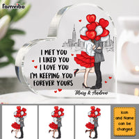Personalized Couple I Met You I Liked You Plaque 22952 thumb 1