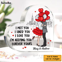 Personalized Couple I Met You I Liked You Plaque 22952 thumb 1