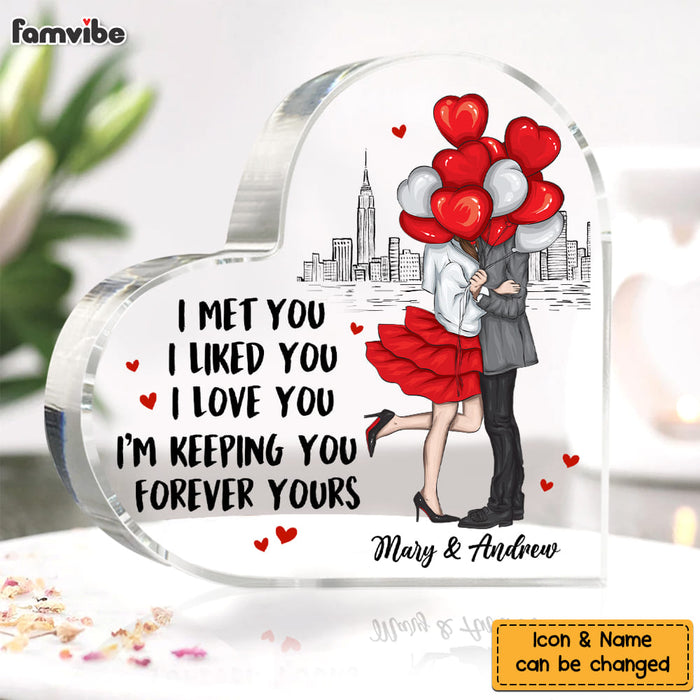 Personalized Couple I Met You I Liked You Plaque 22952 1