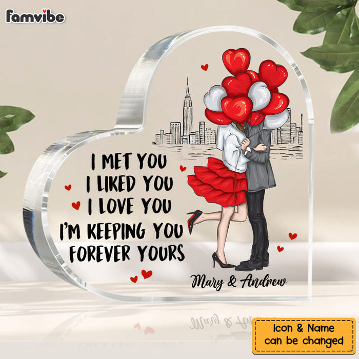 Personalized Couple I Met You I Liked You Plaque 22952 1