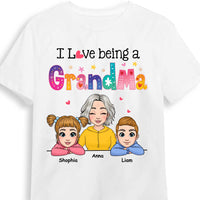 Personalized Love Being Grandma With Grandkids Shirt - Hoodie - Sweatshirt 22955 thumb 1