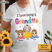 Personalized Love Being Grandma With Grandkids Shirt - Hoodie - Sweatshirt 22955 thumb 1
