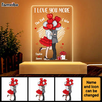 Personalized Couple I Love You More Plaque LED Lamp Night Light 22960 thumb 1
