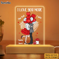 Personalized Couple I Love You More Plaque LED Lamp Night Light 22960 thumb 1
