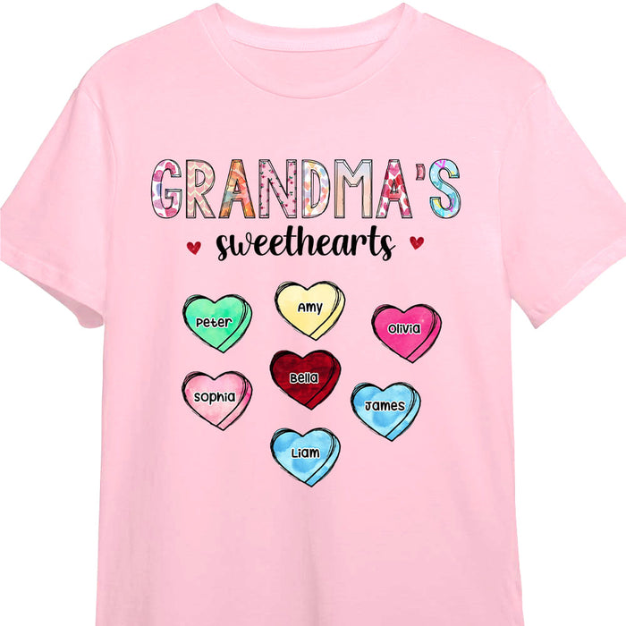 Personalized Grandma's Sweethearts Shirt - Hoodie - Sweatshirt 22962 1