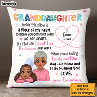Personalized Gift For Granddaughter Hug This Pillow 22965 thumb 1