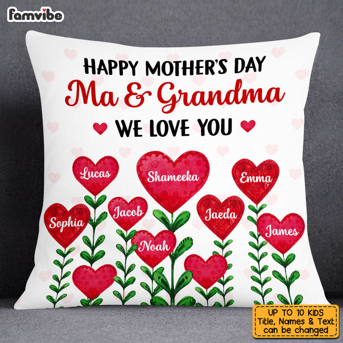 Personalized Gift For Mom Grandma Pillow 22968 1