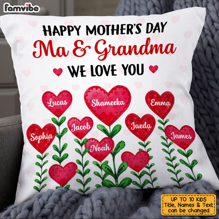 Personalized Gift For Mom Grandma Pillow 22968 1