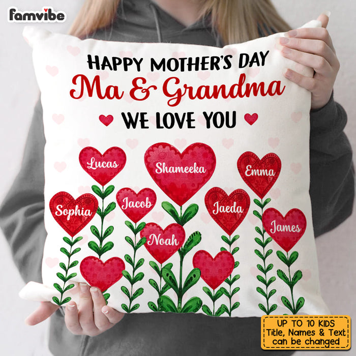 Personalized Gift For Mom Grandma Pillow 22968 1