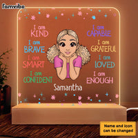 Personalized Gift For Granddaughter I Am Kind Plaque LED Lamp Night Light 22969 thumb 1
