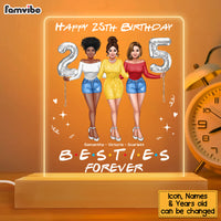 Personalized Birthday Gift For Friends Forever Plaque LED Lamp Night Light 22971 thumb 1