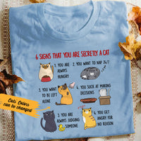 Personalized Cat Lady Six Signs T Shirt OB61 87O53 thumb 1
