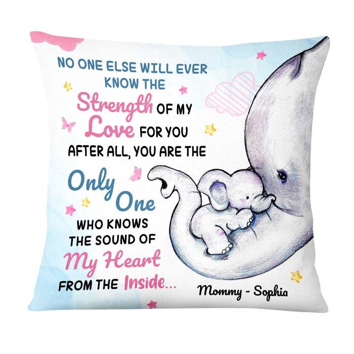 Personalized Gift For Mom Elephant Pillow 22975 1