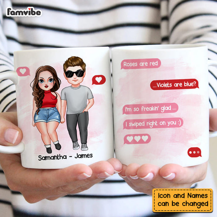 Personalized Couple Rose Are Red Violets Are Blue Poem Mug 22977 1