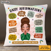 Personalized Gift For Daughter Daily Affirmations Pillow 22898 thumb 1
