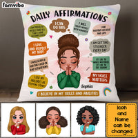 Personalized Gift For Daughter Daily Affirmations Pillow 22898 thumb 1