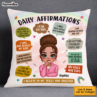 Personalized Gift For Daughter Daily Affirmations Pillow 22898 thumb 1