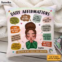 Personalized Gift For Daughter Daily Affirmations Pillow 22898 thumb 1