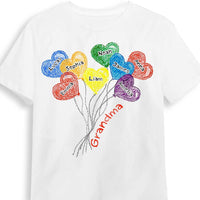 Personalized Heart Shaped Hand Drawn Balloons Grandma Nana Mimi Abuela Shirt - Hoodie - Sweatshirt 22980 thumb 1