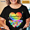 Personalized Grandma's Sweet Hearts Grandkids Tie Dye Shirt - Hoodie - Sweatshirt 22981 1