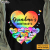 Personalized Grandma's Sweet Hearts Grandkids Tie Dye Shirt - Hoodie - Sweatshirt 22981 1