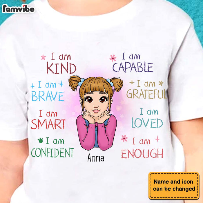 Personalized Gift For Granddaughter I Am Kind Kid T Shirt NB304 36O28 1