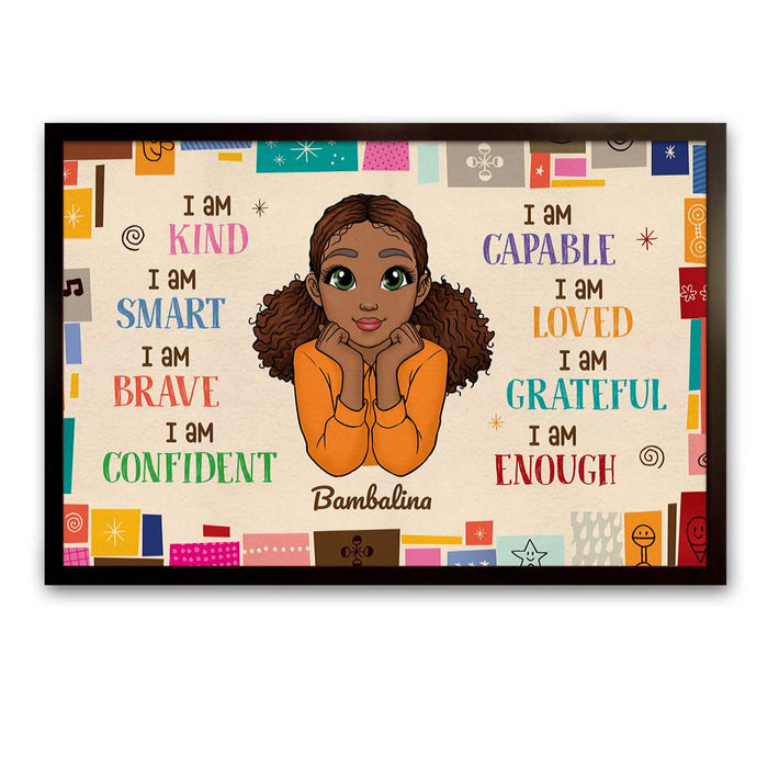 Personalized Gift For Granddaughter  I Am Kind Poster 22994 1