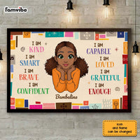 Personalized Gift For Granddaughter  I Am Kind Poster 22994 thumb 1