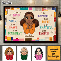 Personalized Gift For Granddaughter  I Am Kind Poster 22994 thumb 1