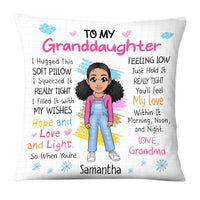 Personalized Gift For Granddaughter Hug This Pillow 22997 thumb 1