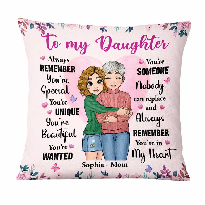 Personalized To My Granddaughter Always Remember You're Unique And Beautiful Pillow 22998 1
