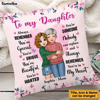 Personalized To My Granddaughter Always Remember You're Unique And Beautiful Pillow 22998 thumb 1