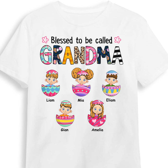 Personalized Blessed To Be Called Grandma Shirt - Hoodie - Sweatshirt 22999 1