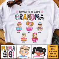 Personalized Blessed To Be Called Grandma Shirt - Hoodie - Sweatshirt 22999 thumb 1