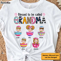 Personalized Blessed To Be Called Grandma Shirt - Hoodie - Sweatshirt 22999 thumb 1