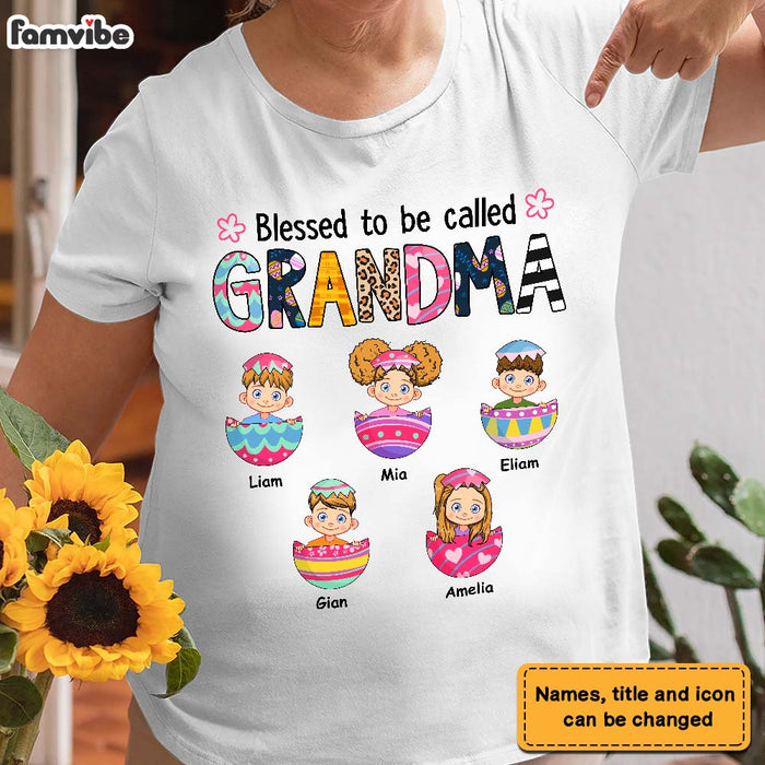 Personalized Blessed To Be Called Grandma Shirt - Hoodie - Sweatshirt 22999 1