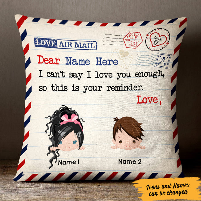 Personalized Grandma I Love You Pillow JR253 67O47 (Insert Included) 1