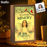 Personalized Memorial Upload Photo In Loving Memory Picture Frame Light Box 31544 thumb 1