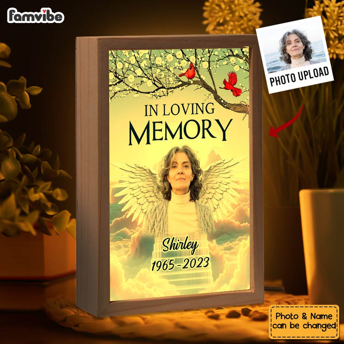 Personalized Memorial Upload Photo In Loving Memory Picture Frame Light Box 31544 1