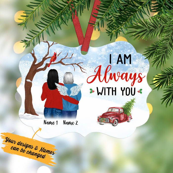 Personalized My Heart Memorial Mom Red Truck  MDF Ornament NB41 65O57 1