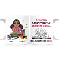 Personalized Bookworm Girl Mug 23002 thumb 1