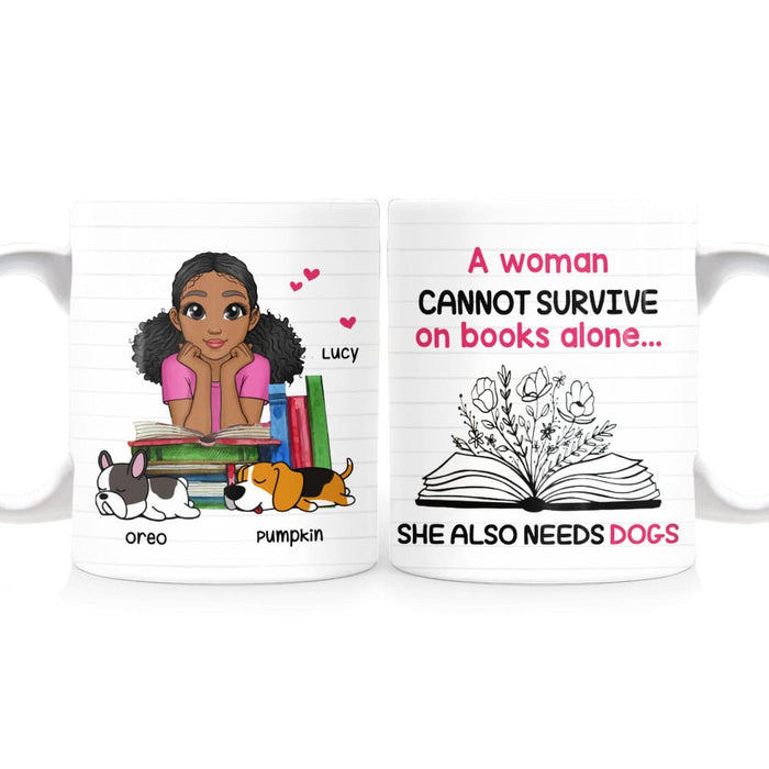 Personalized Bookworm Girl Mug 23002 1