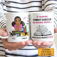 Personalized Bookworm Girl Mug 23002 thumb 1