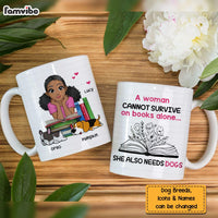 Personalized Bookworm Girl Mug 23002 thumb 1