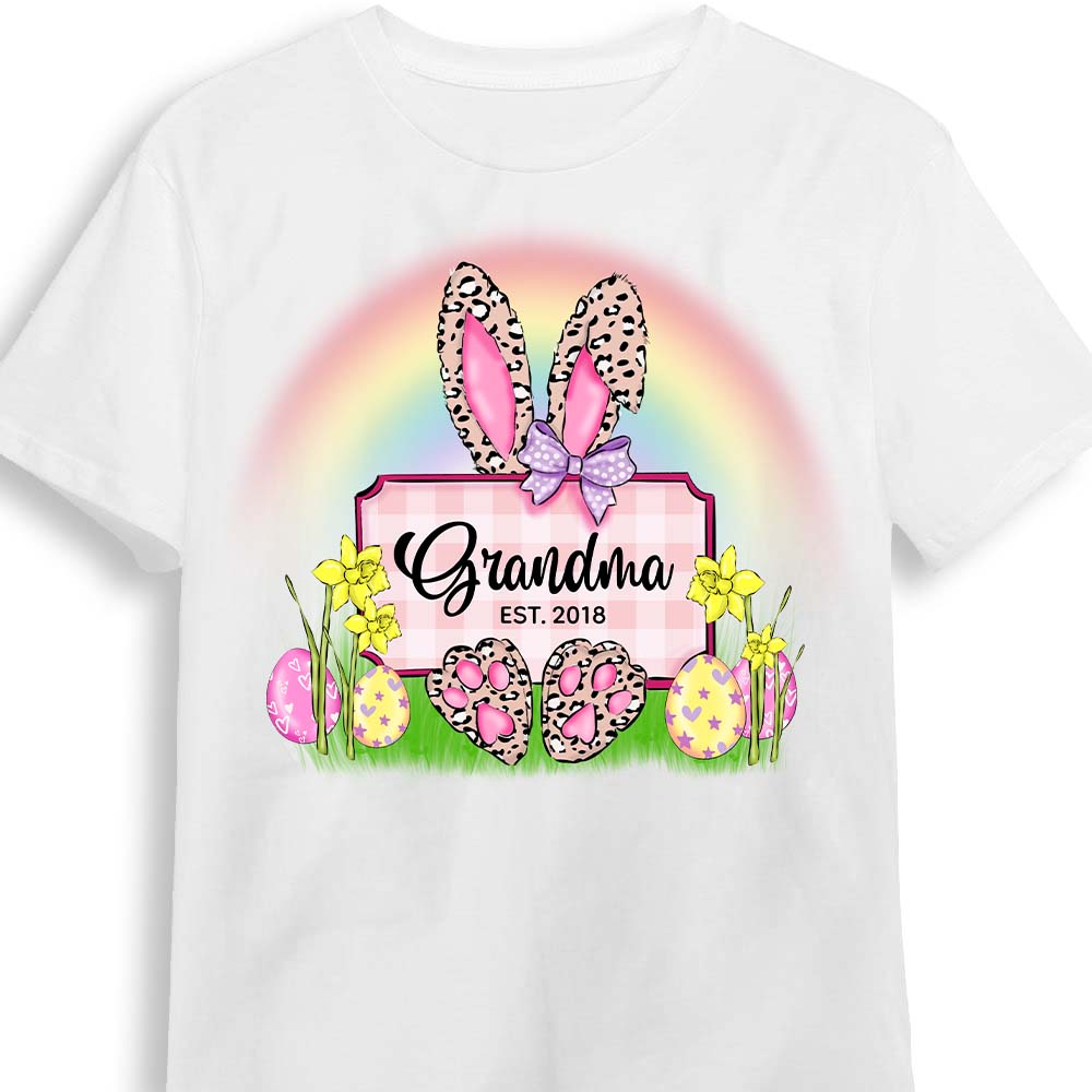 Personalized Grandma Easter Bunny Shirt 23008 Primary Mockup