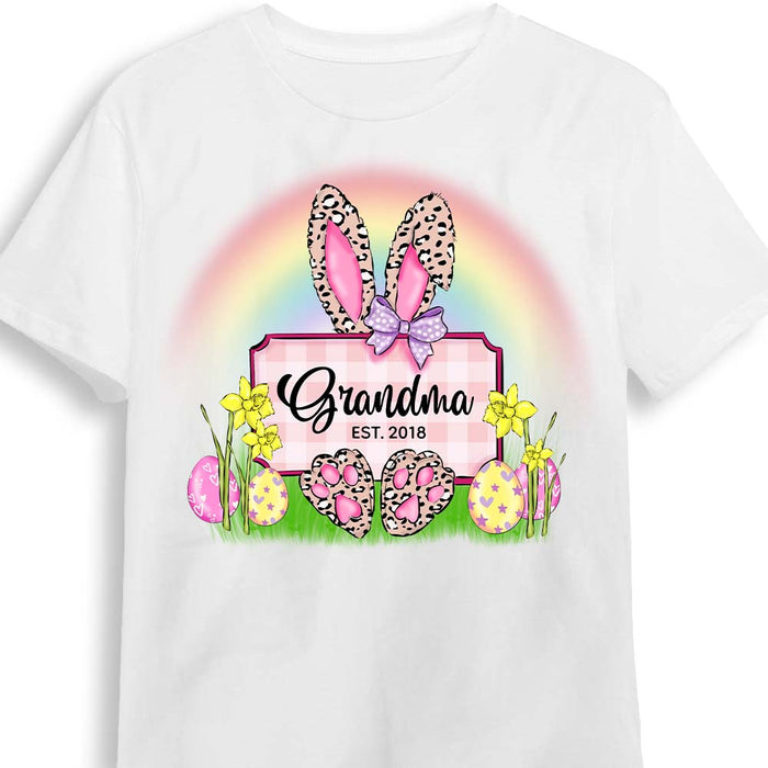 Personalized Grandma Easter Bunny Shirt - Hoodie - Sweatshirt 23008 1