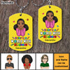 Personalized Color Your World With Kindness Aluminum Keychain 23017 1