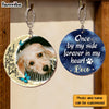 Personalized Dog Photo Memorial Forever In My Heart Wood Keychain 23020 1